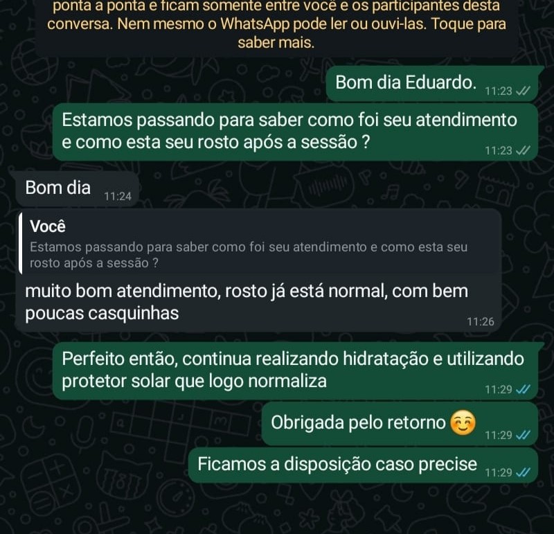 Depoimento cliente Eduardo – Facial