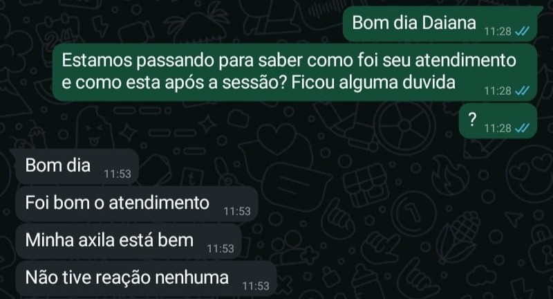 Depoimento cliente Daiana
